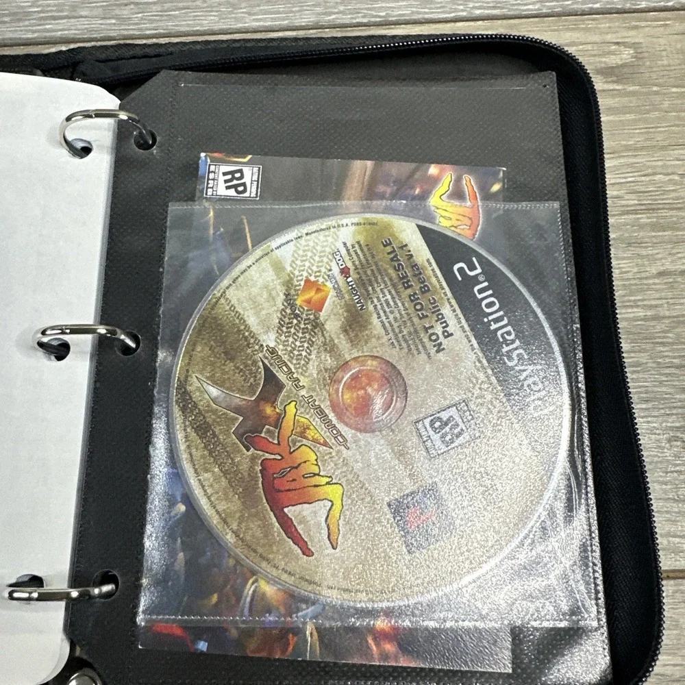 Official Sony PlayStation Gamer Advisory Panel Binder PS1 PS2 Jax X Genji NFR‎